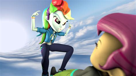 Scootaloo And Rainbow Dash Human