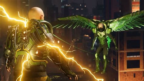 Spider Man Ps4 Vulture And Electro Fight