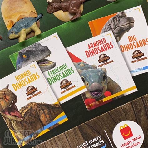 Mcdonalds Happy Meal Toys For Camp Cretaceous Coming In September