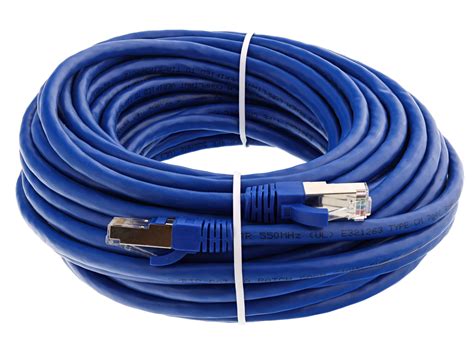 Cat 6a Shielded Network Patch Cable 50ft Computer Cable Store