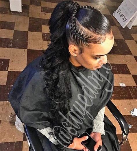 Pin By Cindy Cyriaque On 1my Next Hairstyles Weave Ponytail