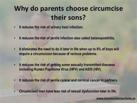 Circumcisions For Male Infants Boys And Men