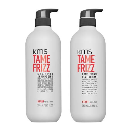 Kms California Tame Frizz Shampoo And Conditioner For Frizzy Tangled Hair 750 Ml Uk