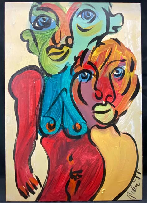Peter Keil Painting Picassos Mistress 1985 Tml