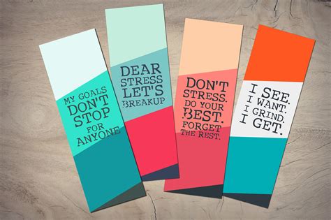 Printable Inspirational Bookmarks
