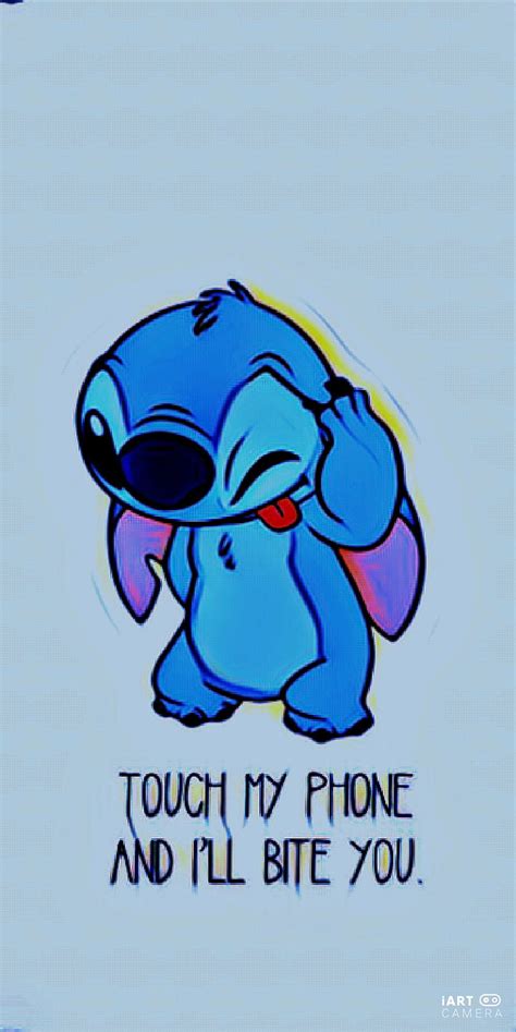 Dont Touch My Phone Stitch Themes Hd Phone Wallpaper Peakpx