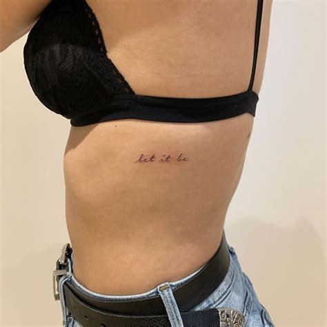 37 Stunning Rib Cage Quote Tattoos For Females Image Hd