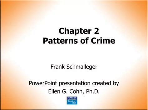 Ppt Chapter 2 Patterns Of Crime Powerpoint Presentation Free