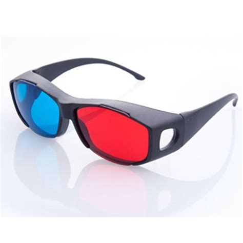 10pcs Fashion Type Red Blue 3d Glasses Anaglyph Framed 3d Vision