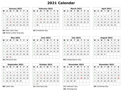 Free Printable 2021 Attendance Calendar Calendar Template Printable