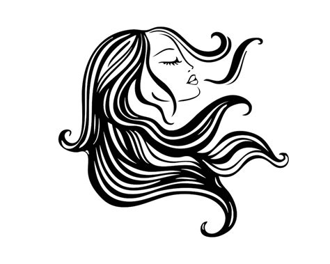 Beautiful Woman Princess Brunette Long Hair Flowing Sign Image Etsy
