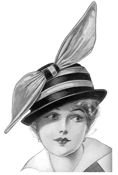 The Graphics Fairy Llc Edwardian Fashion Ladies Hats Edwardian