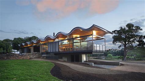 Wavy Brilliance Stunning Sinuous Roof Steals The Show At Lauriston House