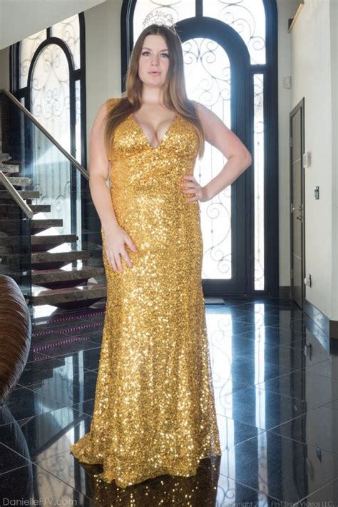 Boob Junkie Danielle Ftv Golden Dress