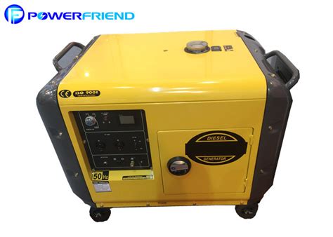 Residential Small Diesel Generators Portable Silent Generator 5kw 6kw