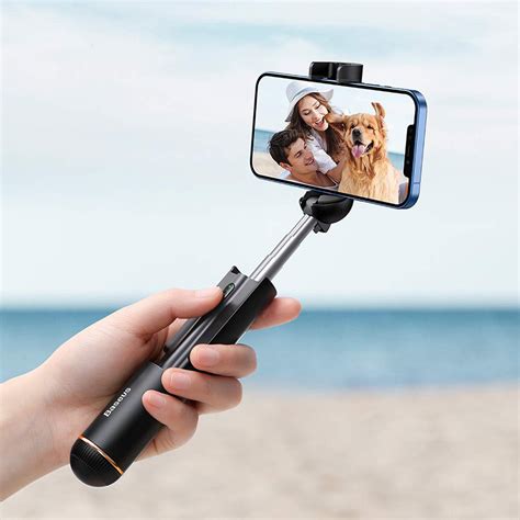 Телескопический монопод с Bluetooth пультом Momax Selfie Mini 16 46 см