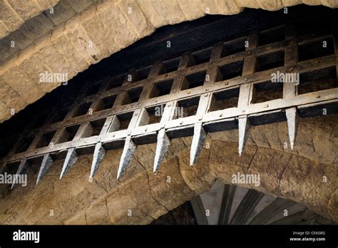 Portcullis Port Cullis Gate Of The Bloody Tower At The Tower Of