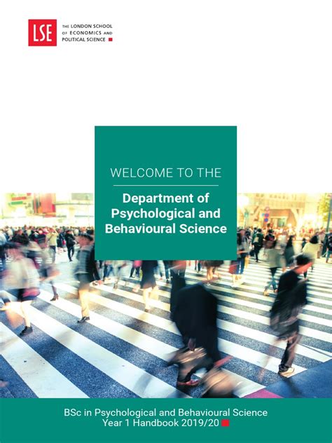 Bsc Psychological And Behavioural Science Year 1 Handbook 201920 Pdf