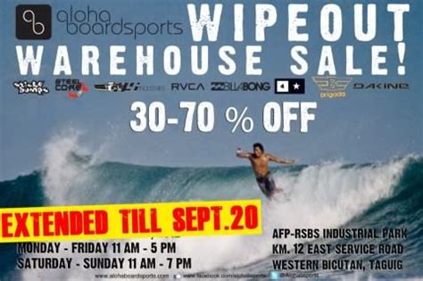 Shoppers online grocery store and grocery delivery in crofton, md. Manila Shopper: Aloha Boardsports Wipeout Warehouse SALE ...