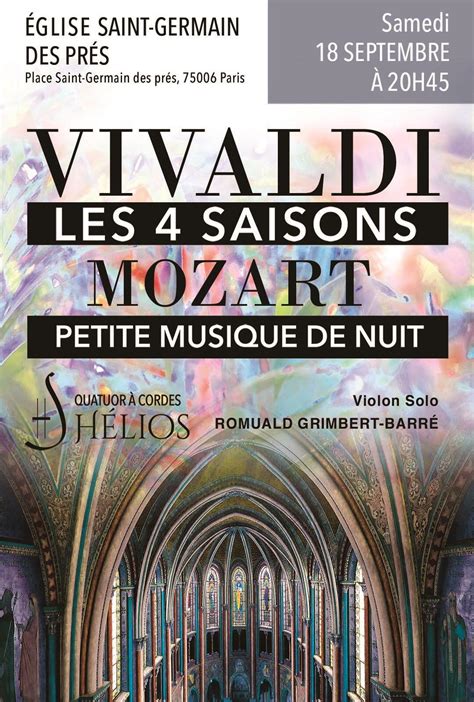 Les 4 Saisons De Vivaldi Integrale Et Petite Musique De Nuit De Mozart
