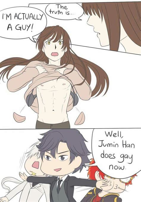Does Jumin Han Is Gay Yes He Is Anime Meme Anime Manga Anime Art Yuri On Ice