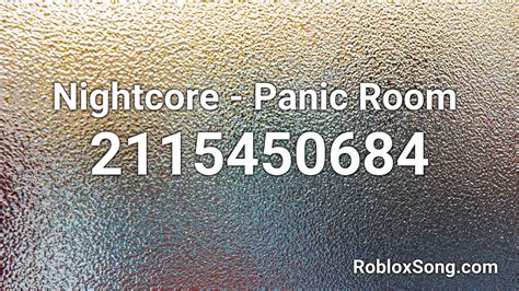 Best music id codes for roblox list — rap. Nightcore - Panic Room Roblox ID - Roblox Music Code - YouTube