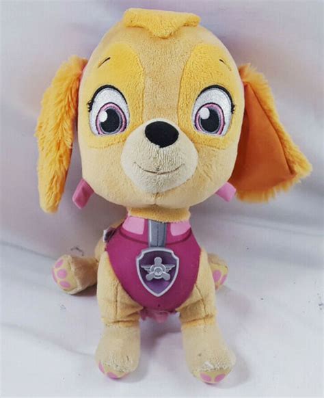 Pink Nickelodeon Paw Patrol Real Talking Skye Plush Stuffed Animal Toy