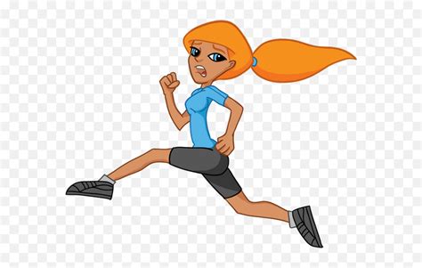 Cartoon Girl Running Cartoon Girl Running Away Emojigirl Running
