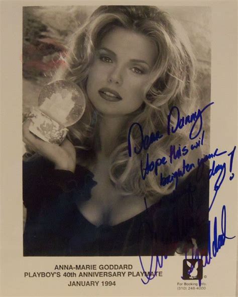 aacs autographs anna marie goddard autographed 8x10 photo
