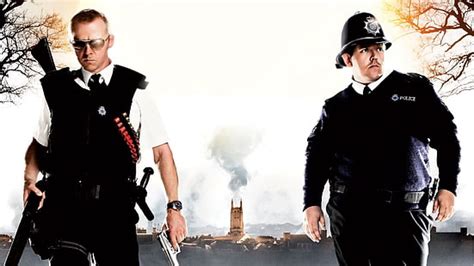 Free Download Trees Grass Police Swans Hot Fuzz Simon Pegg Nick Frost