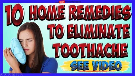 Home Remedies For Toothache Top 10 Immediate Pain Relief Youtube