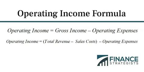 How To Calculate Operating Income Formula And Examples