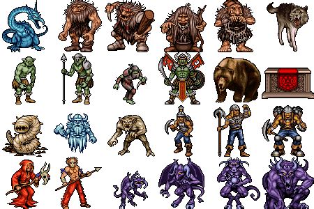LB RPG Enemies Icon Pixel Art Buddy Icons Forum Avatars Character