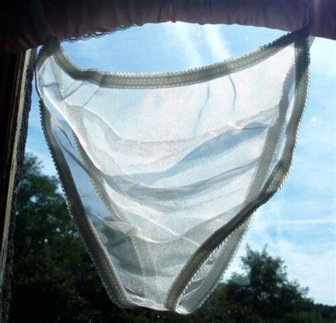 White Nylon Knickers Totally See Through Erotic Lingerie Sexy Panties