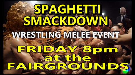 Spaghetti Wrestling Melee Smackdown An Ai Video Youtube