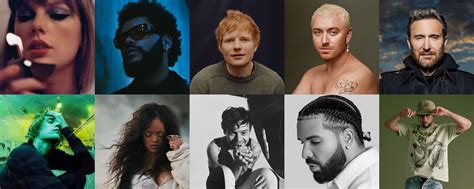 Top 10 Most Streamed Artists On Spotify Artists With The Most Monthly