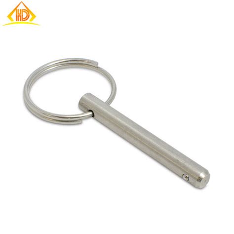 China Stainless Steel Quick Release Ball Lock Pull Handle Detent Ring