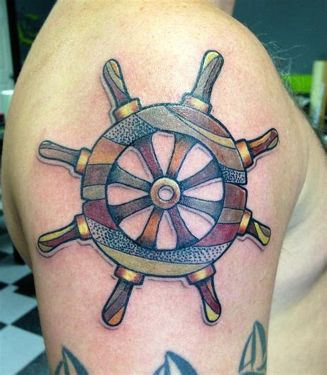 Https://tommynaija.com/tattoo/boat Wheel Tattoo Designs