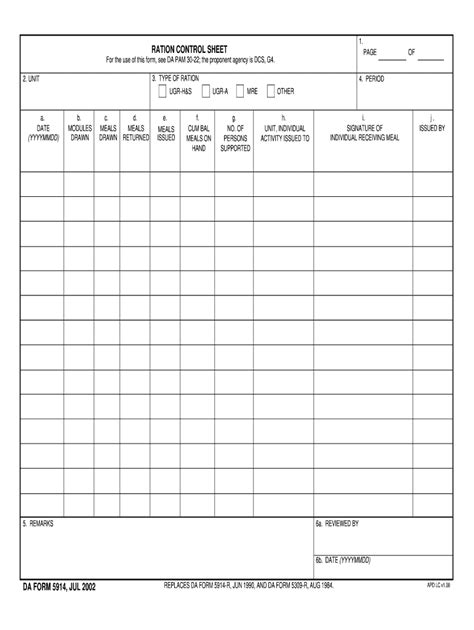 Fillable Da Form 5914 Printable Forms Free Online