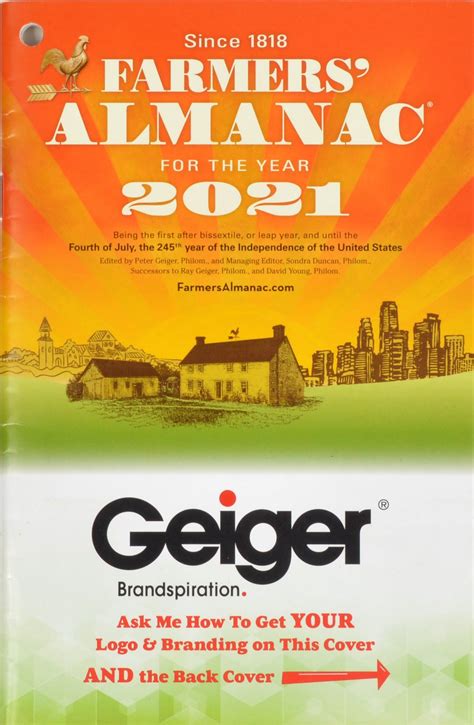 Farmers Almanac 2021 Walsworth