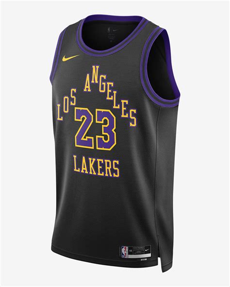 Lebron James Los Angeles Lakers City Edition 202324 Mens Nike Dri Fit