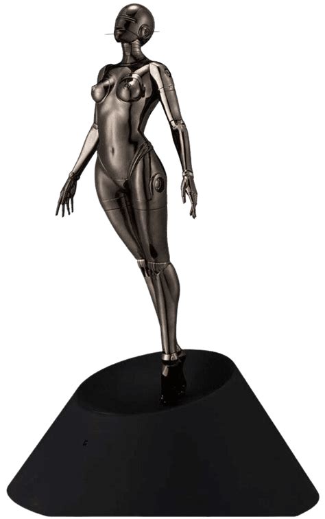 artwork sexy robot floating 1 4 scale figure black