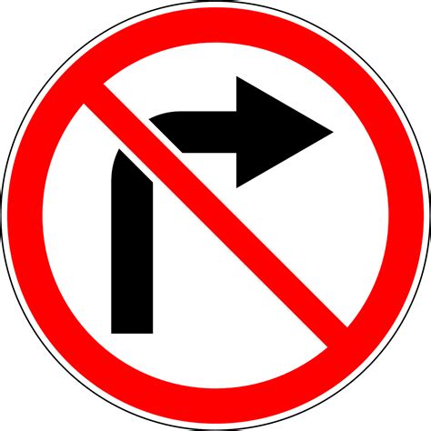 Road Sign Russian Forbidden Turn Png Picpng