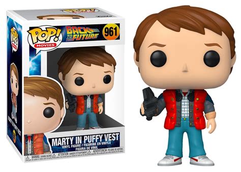 Funko Pop Back To The Future Marty Mcfly In Puffy Vest 961 Ebay