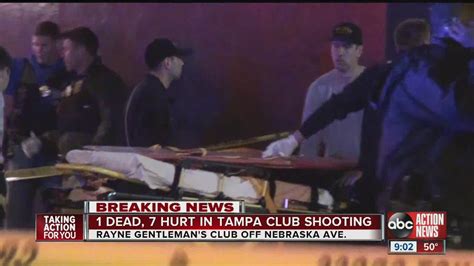 1 Dead 7 Wounded At Strip Club Shooting In Tampa Youtube