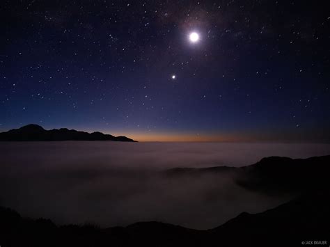 Stars Above The Clouds New Zealand Mountain Photography By Jack Brauer