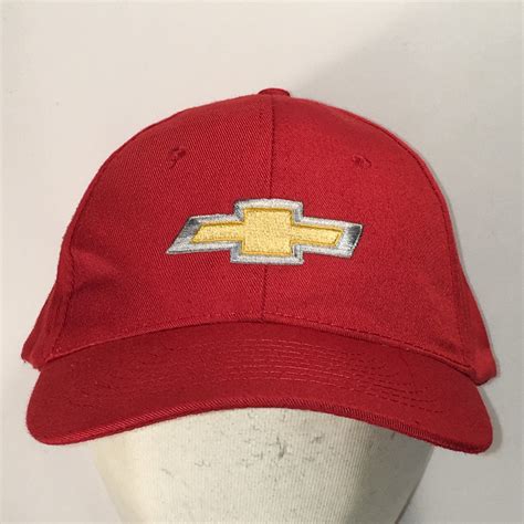 Vintage Chevy Hat Lightweight Baseball Cap Red Gold Gray Etsy Hats