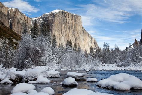 Winter Scenes Yosemite National Park California Henry