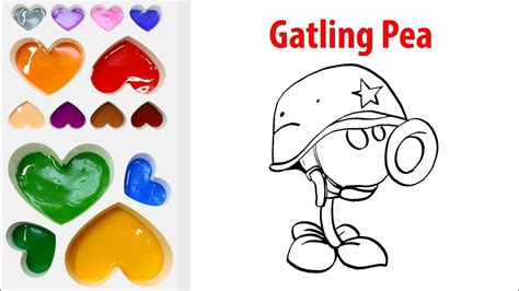 By linda farmer, czt ~ may 16th, 2012. How to Draw Gatling Pea | Plants vs Zombies - Coloring ...