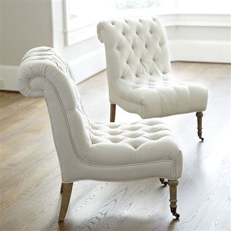Use as additional seating in a living room, bedroom, or entryway. Cecily Armless Chair | Ballard Designs